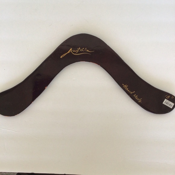 AUSTRALIAN WOODEN BOOMERANG - Picture 5 of 9